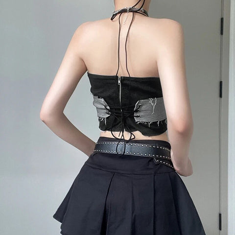 black-backless-sexy-zipper-faux-fur-halter-top-4