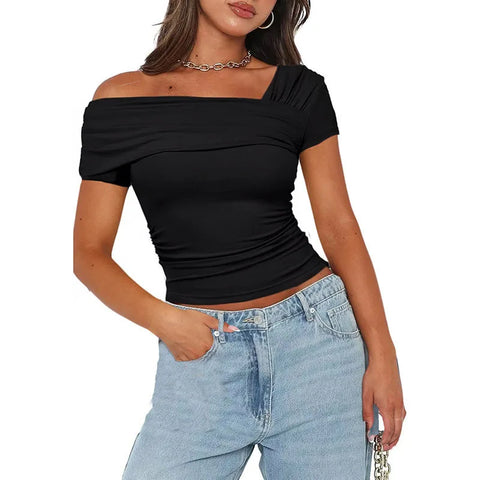 casual-asymmetrical-short-sleeve-crop-top-2