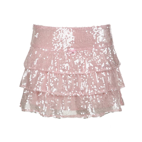 sweet-pink-bow-bling-sequined-skirt-4