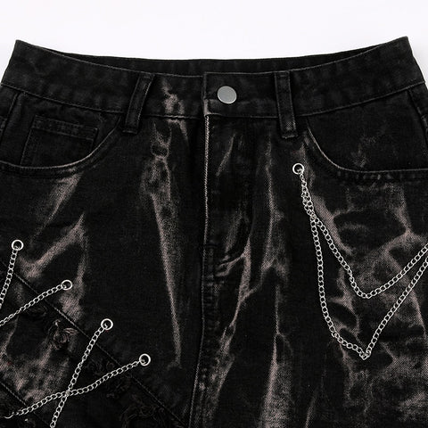 gothic-burr-tie-dye-denim-chain-mini-skirt-5