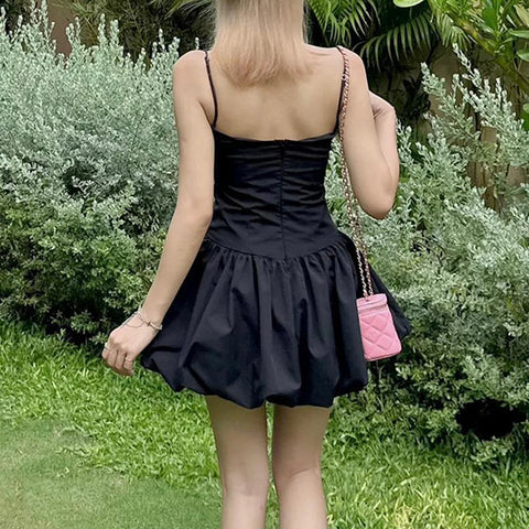 elegant-black-bow-folds-a-line-dress-3