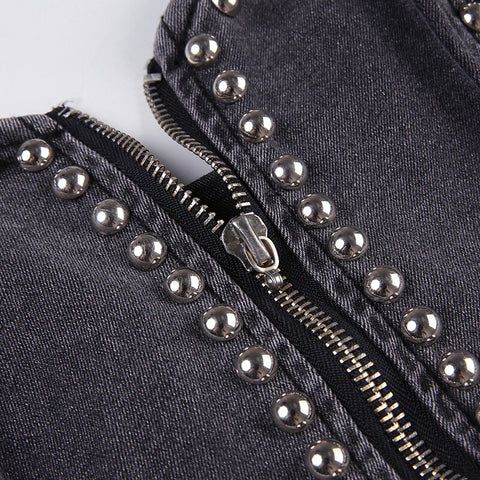 grey-zipper-rivet-punk-sexy-denim-skinny-short-top-6