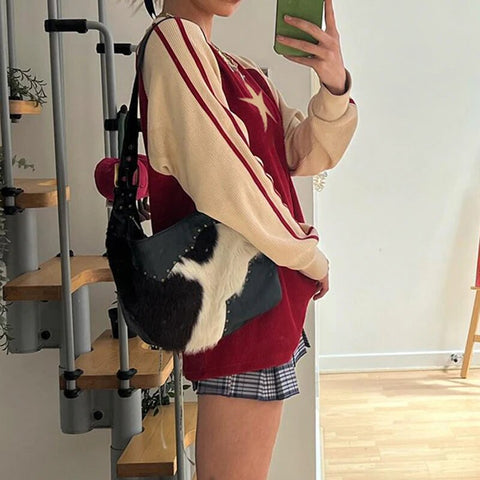 red-star-pattern-patchwork-loose-pullover-sweater-3