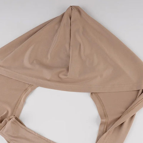 khaki-hooded-sexy-backless-side-slit-bandage-long-dress-4