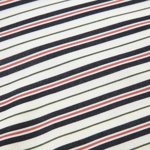 Preppy Striped Contrast Color Pullovers Top