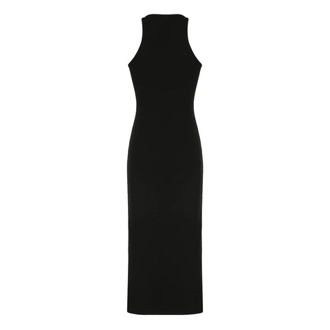 causal-sleeveless-tie-up-long-dress-4