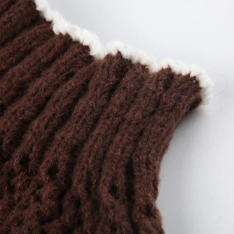 brown-knitted-ruffles-tie-up-mini-skirt-8