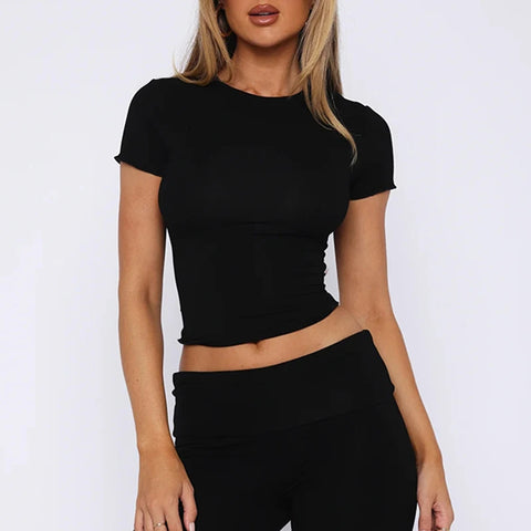 casual-short-sleeve-lace-up-crop-top-2