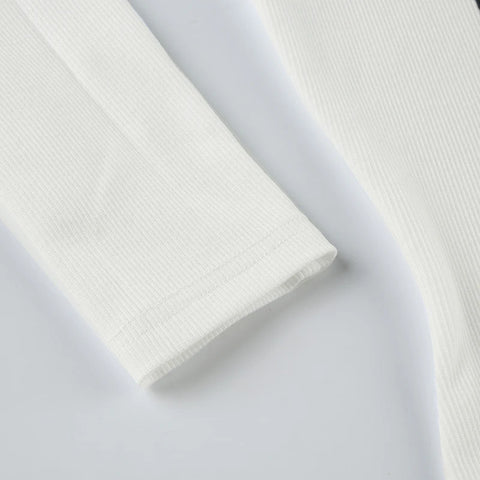 Casual Digital Printing Long Sleeve Top