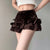 vintage-brown-velour-ruffles-fold-skirt-3