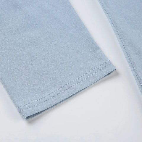 Casual Digital Printed Long Sleeve Loose Top