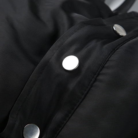 black-off-shoulder-buckle-buttons-puffer-coat-9