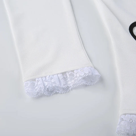 sweet-lace-patchwork-letter-print-bow-top-1-9