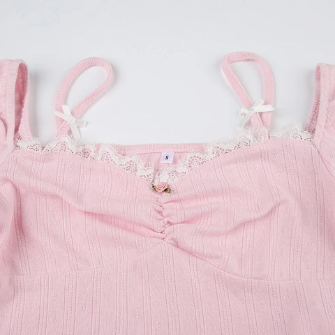 sweet-pink-frill-bow-lace-crop-top-5