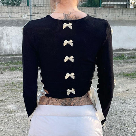 sweet-bow-cute-skinny-lace-up-long-sleeve-top-4