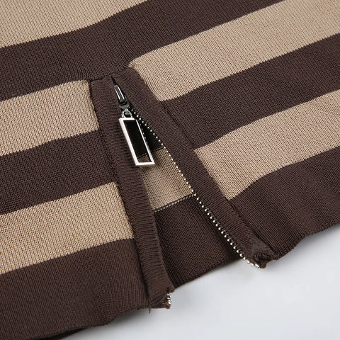vintage-brown-stripe-zipper-off-shoulder-sweater-6