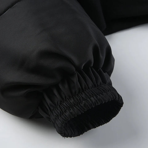 black-off-shoulder-buckle-buttons-puffer-coat-7