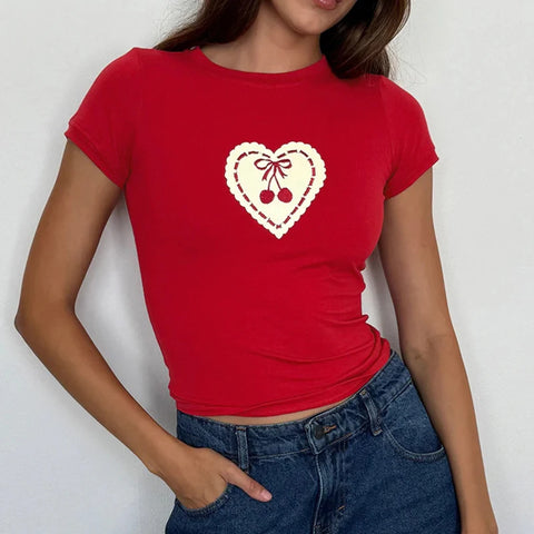 casual-heart-cherry-print-short-sleeve-top-2