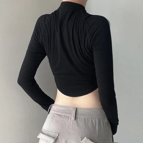 black-stripe-patchwork-long-sleeves-crop-top-4