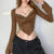 vintage-brown-lace-spliced-flare-sleeve-top-3