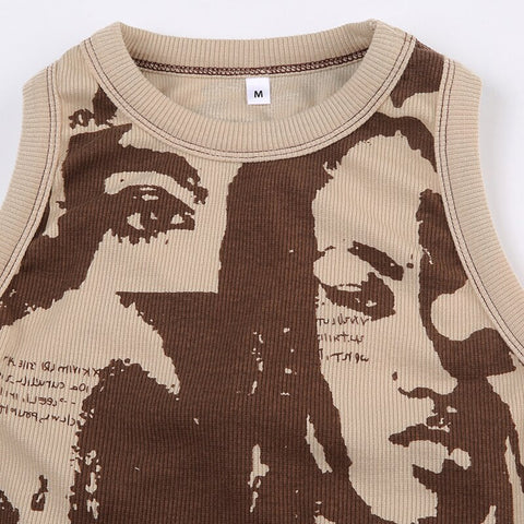 retro-brown-digital-printing-skinny-sleeveless-backless-tops-4