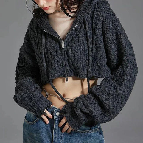 twisted-cropped-ripped-hooded-knit-coat-1-2