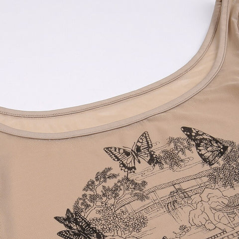 khaki-butterfly-printed-mesh-frills-flare-sleeve-top-7