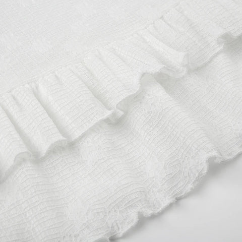 sweet-ruched-lace-trim-bow-mini-dress-8