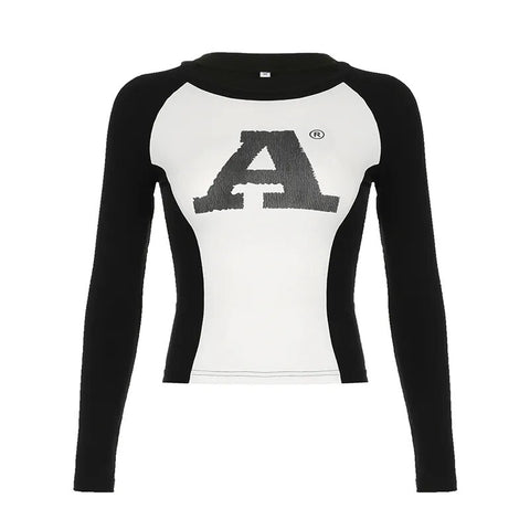 casual-black-white-long-sleeve-letter-knit-top-4