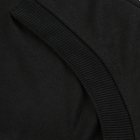 Gothic Floral Letter Printed Zip-Up Jacket