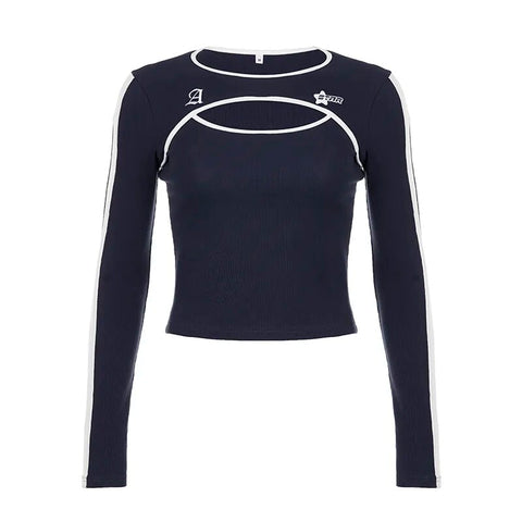 blue-stripe-stitched-skinny-cut-out-long-sleeve-top-4