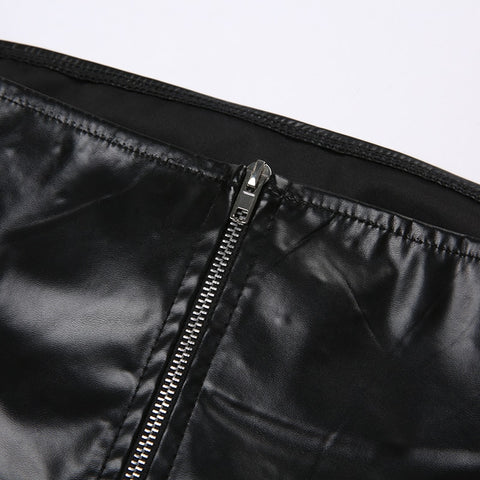 clubwear-black-pu-leather-eyelet-buckle-belt-sexy-tube-strapless-hot-top-6