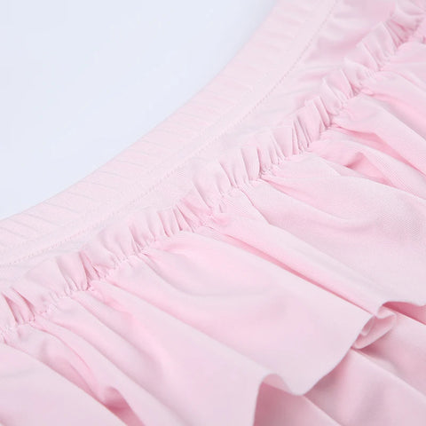 sweet-pink-ruched-low-rise-mini-skirt-9
