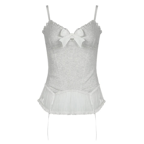white-camisole-ruffles-spliced-bow-top-4