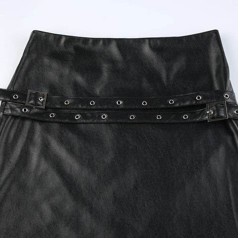 punk-buckle-metal-pu-leather-skirt-6