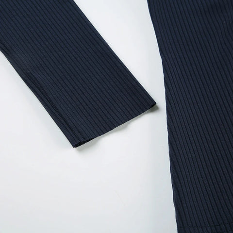 Casual Patchwork Slim Buttons Top