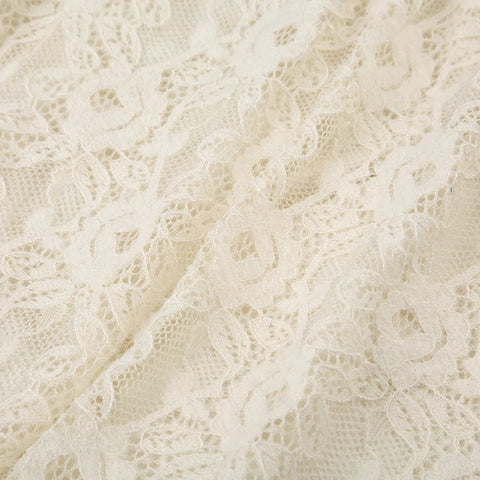 solid-drawstring-ruched-transparent-lace-skirt-8