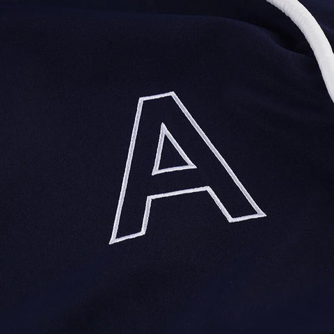 blue-stripe-turtleneck-zipper-loose-coat-6