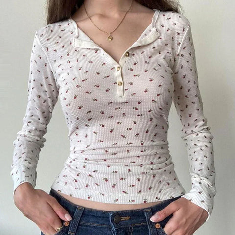 white-small-flowers-printed-slim-button-top-3