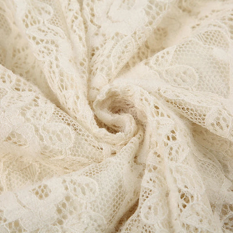 solid-drawstring-ruched-transparent-lace-skirt-11