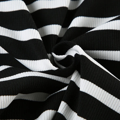 Cute Digital Letter Printed Buttons Top