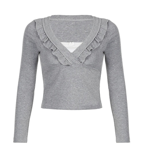 casual-v-neck-ruffles-patched-top-5