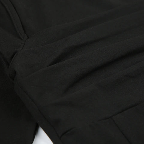 black-square-neck-a-line-flare-sleeve-dress-12