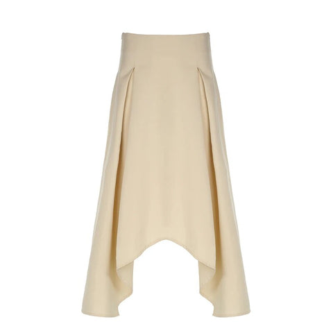 skin-draped-irregular-hem-midi-skirt-5