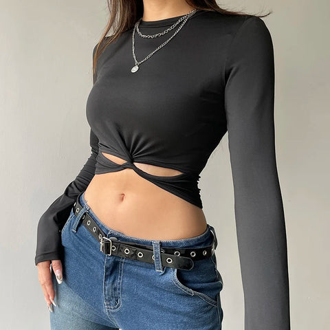 black-twisted-fold-long-sleeve-cropped-top-3