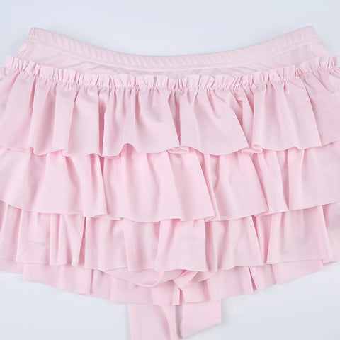 sweet-pink-ruched-low-rise-mini-skirt-7