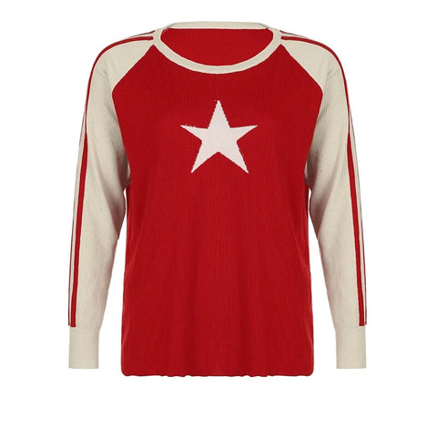 red-star-pattern-patchwork-loose-pullover-sweater-4
