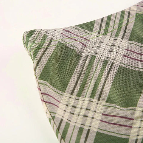 green-frill-low-waist-long-plaid-skirt-6