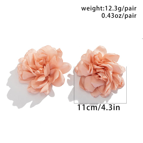 exaggerated-large-fluffy-fabric-flower-stud-earrings-8