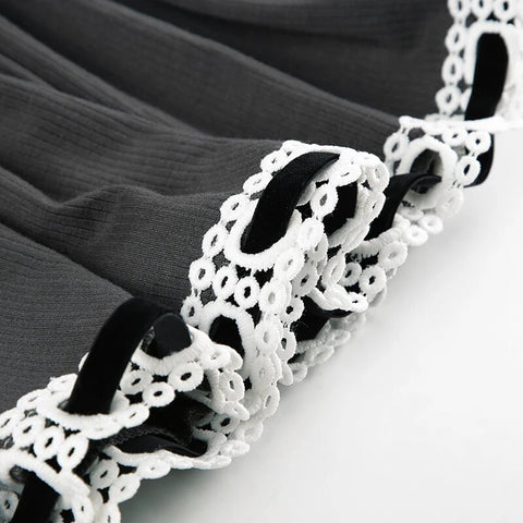 black-strapless-lace-trim-tie-up-bow-mini-dress-8